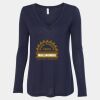 Women's Flowy Long Sleeve V-Neck Tee Thumbnail