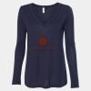 Women's Flowy Long Sleeve V-Neck Tee Thumbnail