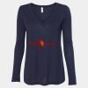 Women's Flowy Long Sleeve V-Neck Tee Thumbnail