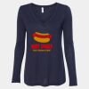 Women's Flowy Long Sleeve V-Neck Tee Thumbnail