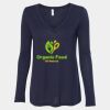 Women's Flowy Long Sleeve V-Neck Tee Thumbnail