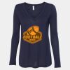 Women's Flowy Long Sleeve V-Neck Tee Thumbnail