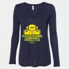 Women's Flowy Long Sleeve V-Neck Tee Thumbnail