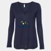 Women's Flowy Long Sleeve V-Neck Tee Thumbnail