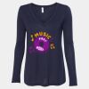 Women's Flowy Long Sleeve V-Neck Tee Thumbnail
