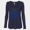 Women's Flowy Long Sleeve V-Neck Tee Thumbnail