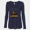 Women's Flowy Long Sleeve V-Neck Tee Thumbnail