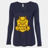 Women's Flowy Long Sleeve V-Neck Tee Thumbnail