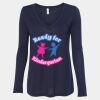 Women's Flowy Long Sleeve V-Neck Tee Thumbnail