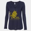 Women's Flowy Long Sleeve V-Neck Tee Thumbnail