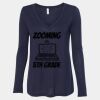 Women's Flowy Long Sleeve V-Neck Tee Thumbnail