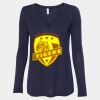Women's Flowy Long Sleeve V-Neck Tee Thumbnail