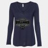 Women's Flowy Long Sleeve V-Neck Tee Thumbnail