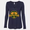 Women's Flowy Long Sleeve V-Neck Tee Thumbnail