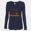 Women's Flowy Long Sleeve V-Neck Tee Thumbnail