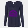 Women's Flowy Long Sleeve V-Neck Tee Thumbnail
