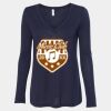 Women's Flowy Long Sleeve V-Neck Tee Thumbnail