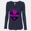 Women's Flowy Long Sleeve V-Neck Tee Thumbnail