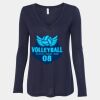 Women's Flowy Long Sleeve V-Neck Tee Thumbnail
