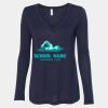 Women's Flowy Long Sleeve V-Neck Tee Thumbnail