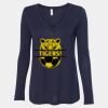 Women's Flowy Long Sleeve V-Neck Tee Thumbnail