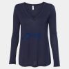 Women's Flowy Long Sleeve V-Neck Tee Thumbnail