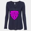 Women's Flowy Long Sleeve V-Neck Tee Thumbnail