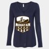 Women's Flowy Long Sleeve V-Neck Tee Thumbnail