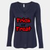 Women's Flowy Long Sleeve V-Neck Tee Thumbnail