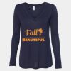 Women's Flowy Long Sleeve V-Neck Tee Thumbnail