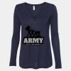 Women's Flowy Long Sleeve V-Neck Tee Thumbnail