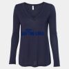 Women's Flowy Long Sleeve V-Neck Tee Thumbnail