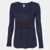 Women's Flowy Long Sleeve V-Neck Tee Thumbnail