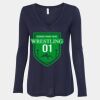 Women's Flowy Long Sleeve V-Neck Tee Thumbnail