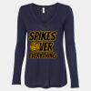 Women's Flowy Long Sleeve V-Neck Tee Thumbnail