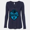Women's Flowy Long Sleeve V-Neck Tee Thumbnail