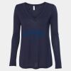 Women's Flowy Long Sleeve V-Neck Tee Thumbnail