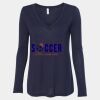 Women's Flowy Long Sleeve V-Neck Tee Thumbnail