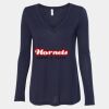 Women's Flowy Long Sleeve V-Neck Tee Thumbnail