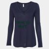 Women's Flowy Long Sleeve V-Neck Tee Thumbnail