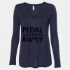 Women's Flowy Long Sleeve V-Neck Tee Thumbnail