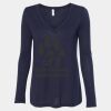 Women's Flowy Long Sleeve V-Neck Tee Thumbnail