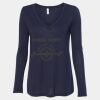 Women's Flowy Long Sleeve V-Neck Tee Thumbnail