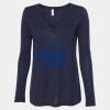 Women's Flowy Long Sleeve V-Neck Tee Thumbnail