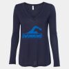 Women's Flowy Long Sleeve V-Neck Tee Thumbnail