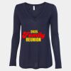 Women's Flowy Long Sleeve V-Neck Tee Thumbnail