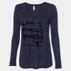 Women's Flowy Long Sleeve V-Neck Tee Thumbnail