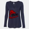 Women's Flowy Long Sleeve V-Neck Tee Thumbnail